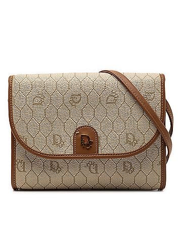 Dior Honeycomb Coated Canvas Crossbody (view 1)