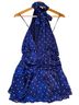 Reformation Polka Dots Blue White Cocktail Dress Size 0 - photo 2