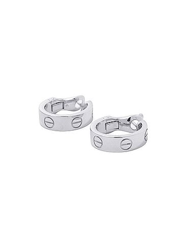 Cartier Cartier Love Earrings 18K White Gold B8022400 (view 2)