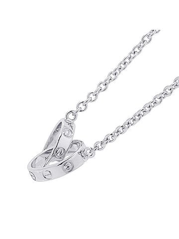 Cartier Cartier Baby Love Necklace, 18K White Gold, B7212500. (view 2)