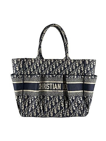 Christian Dior Christian Dior handbag, Catherine, oblique canvas, navy, for men and women, z10180 (view 1)