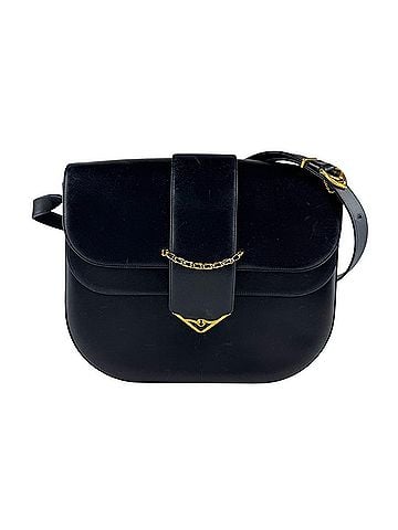 Cartier Cartier Sapphire Line Leather Shoulder Bag, Navy, Women's, z10175 (view 1)