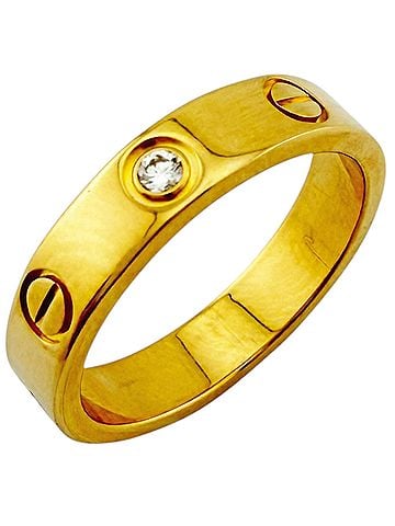 Cartier Cartier Mini Love Ring, 18K Yellow Gold, 1ct, Women's CARTIER (view 1)