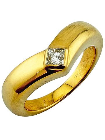 Cartier Cartier Triandle Ring, 18K Yellow Gold, Diamond, Women's CARTIER (view 1)