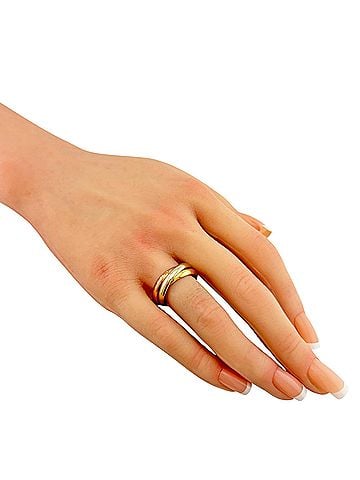 Cartier Cartier Trinity Ring, 1, 18K Yellow Gold, Women's CARTIER (view 2)