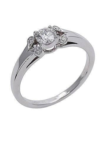 Cartier Cartier women's ring, PT950 platinum, diamond D0.29 (F-VVS2-EX-N), ballerina solitaire design, size #52 (approx. 1 inch). Jewelry. (view 1)