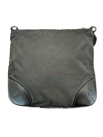 Prada Prada PRADA handbag for men, brand name shoulder bag, nylon, black, cross-body, black. (view 2)