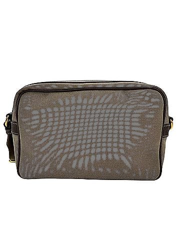 Prada Prada handbag for women, brand name, jacquard, nylon canvas, shoulder bag, beige/brown, 1BH089, compact, crossbody style. (view 2)