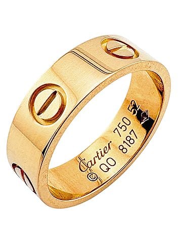 Cartier Cartier Love Ring, 1, 18K Pink Gold, Women's CARTIER (view 1)