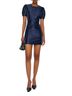 Reformation Blue Cocktail Dress Size 0 - photo 1