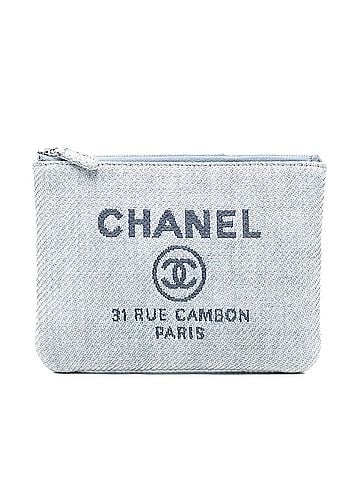 Chanel Small Denim Deauville O Case Clutch (view 1)