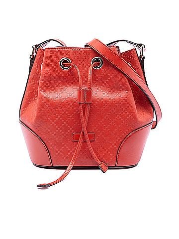 Gucci Diamante Leather Bright Bucket Bag (view 1)