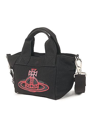 Vivienne Westwood Vivienne Westwood bag, black, ORB canvas shoulder men's. (view 1)