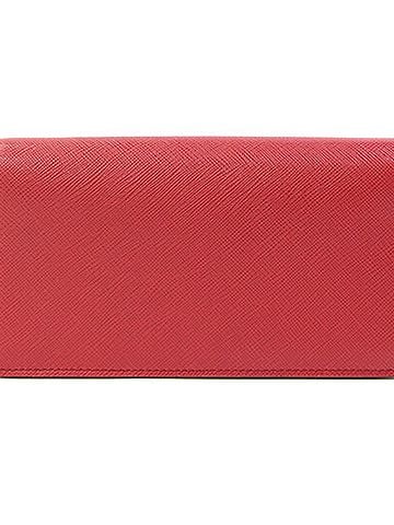 Prada Prada Shoulder Bag 1DH029 Red Leather Chain Pouch Wallet for Women PRADA (view 2)