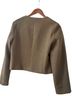 Zara Solid Green Tan Blazer Size S - photo 2