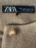 Zara Solid Green Tan Blazer Size S - photo 3