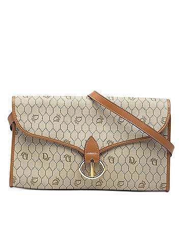 Dior Honeycomb Coated Canvas Crossbody (view 1)
