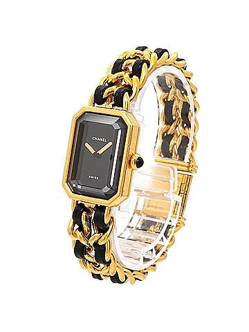 Chanel Chanel Premiere Large Size H0001 Women's Watch Black Gold Quartz (view 2)