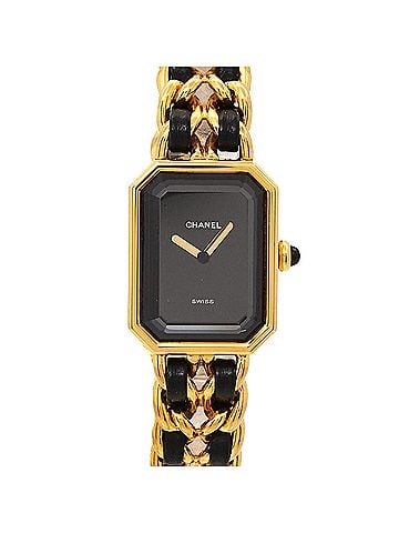Chanel Chanel Premiere Large Size H0001 Women's Watch Black Gold Quartz (view 1)