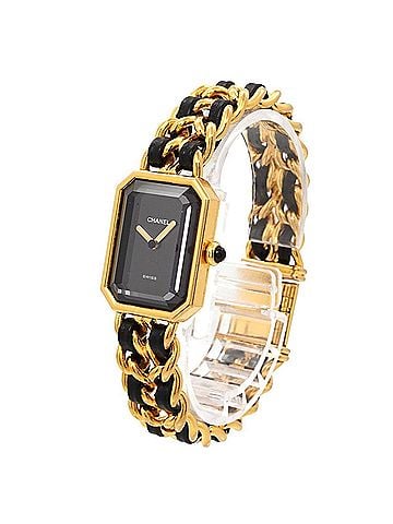 Chanel Chanel Premiere Large Size H0001 Women's Watch Black Gold Quartz (view 2)