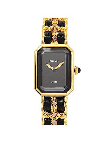 Chanel Chanel Premiere Large Size H0001 Women's Watch Black Gold Quartz (view 1)