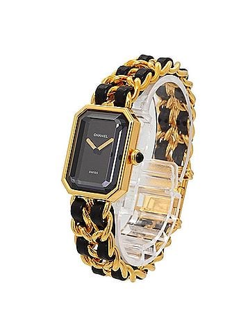 Chanel Chanel Premiere Large Size H0001 Women's Watch Black Gold Quartz (view 2)
