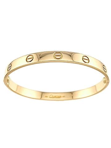 Cartier Cartier Love Bracelet #18 18K YG Yellow Gold 750 Bangle (view 2)