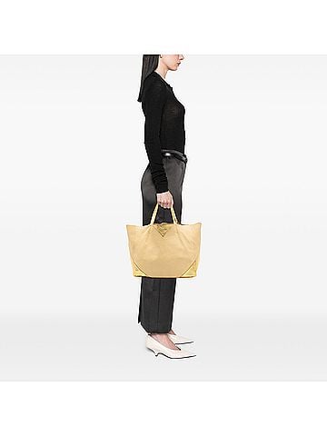 Céline Bicolor Lambskin Horizontal Cabas Tote (view 2)