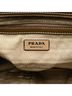 Prada 100% Nylon Brown Tessuto Gaufre Frame Tote One size - photo 2