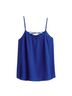 Daniel Rainn 100% Silk Solid Blue Tank Top Size M - photo 2