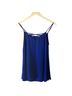 Daniel Rainn 100% Silk Solid Blue Tank Top Size M - photo 1