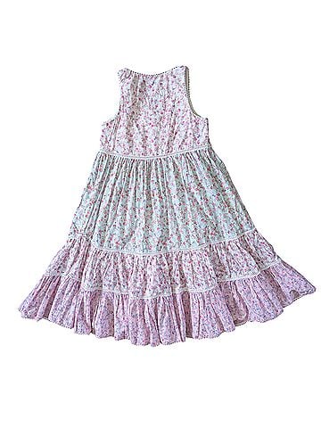 LoveShackFancy for Target Floral Tiered Ruffle Swing Casual Dress (view 2)