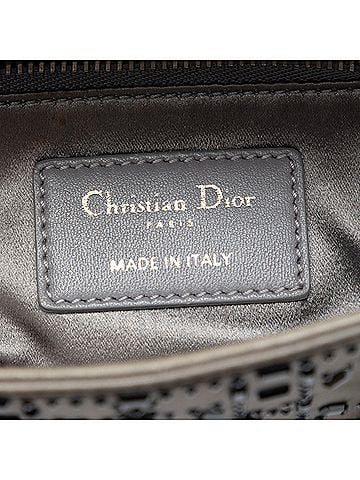 Dior Mini Satin Cannage Crystal Embellished Lady Dior (view 2)
