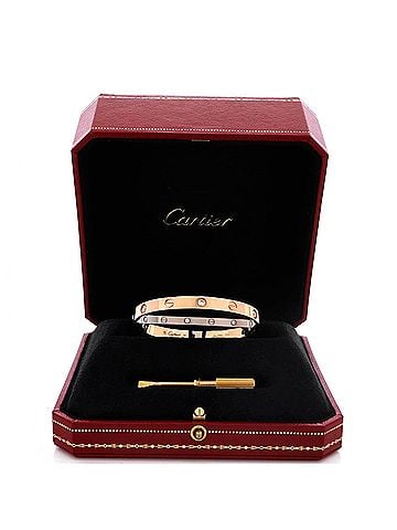 Cartier Double Love Bracelet 18K Rose Gold with 18K White Gold with Diamonds (view 2)