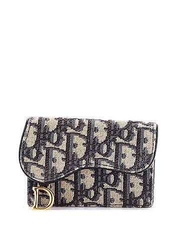 Christian Dior Saddle Card Case Oblique Canvas (view 1)
