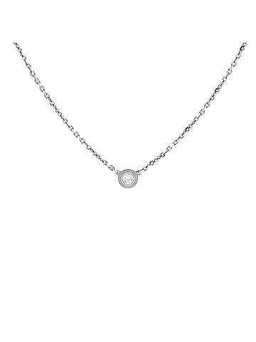 Cartier Cartier D'Amour Pendant Necklace 18K White Gold and Diamond XS (view 1)