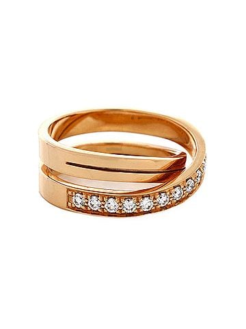 Cartier Etincelle de Cartier Crossover Ring 18K Rose Gold and Diamonds (view 2)