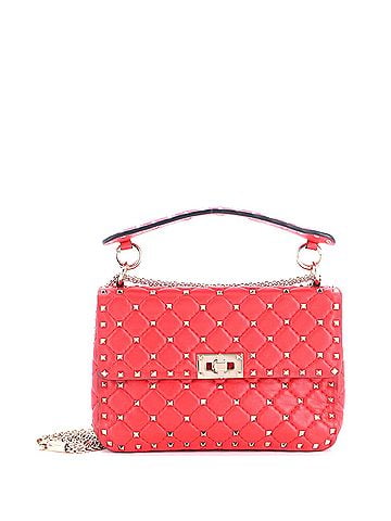 Valentino Garavani Rockstud Spike Flap Bag Quilted Leather Medium (view 1)