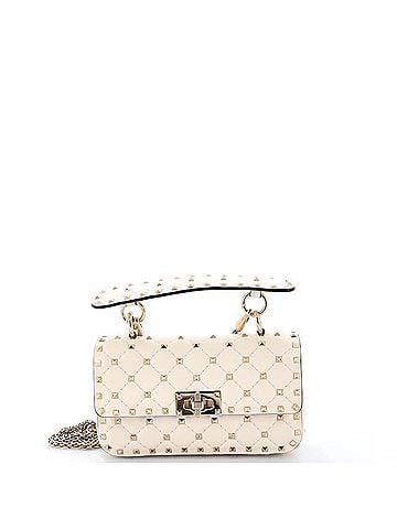 Valentino Garavani Rockstud Spike Flap Bag Quilted Leather Small (view 1)