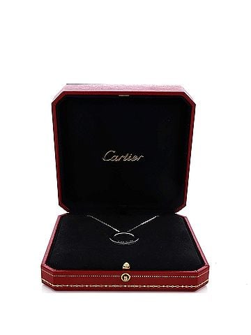 Cartier 6 Diamonds Love Pendant Necklace 18K White Gold and Diamonds (view 2)