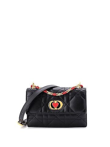 Christian Dior DiorAmour Miss Caro Flap Bag Cannage Quilt Calfskin Mini (view 1)