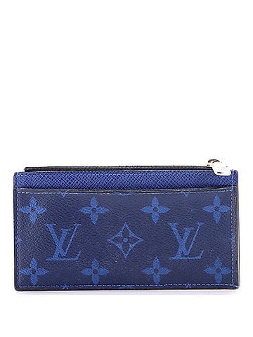 Louis Vuitton Coin Card Holder Monogram Taigarama (view 1)