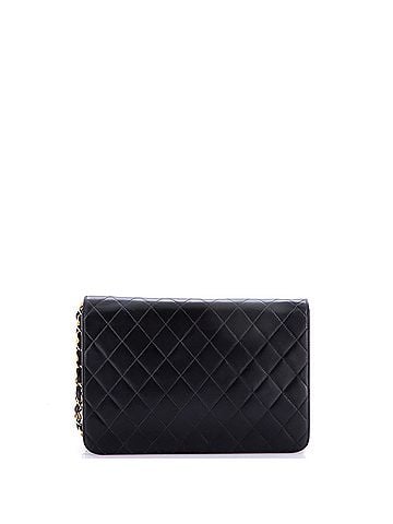 Chanel Vintage Clutch with Chain Quilted Leather Medium (view 2)