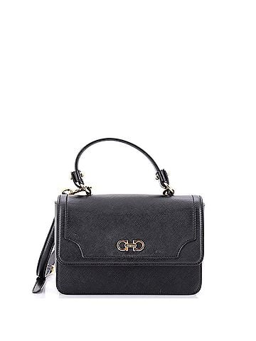 Salvatore Ferragamo Seila Top Handle Bag Leather Small (view 1)