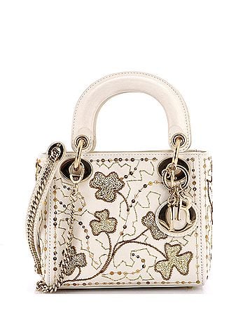 Christian Dior Lady Dior Chain Bag Embroidered Calfskin Mini (view 1)