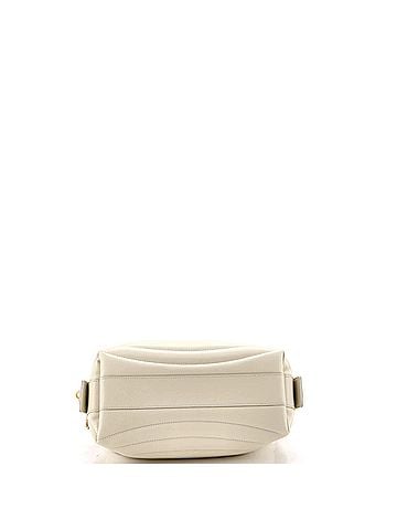 Salvatore Ferragamo Convertible Top Handle Bowling Bag Quilted Leather (view 2)