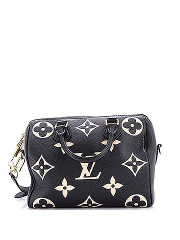 Louis Vuitton Speedy Bandouliere Bag Bicolor Monogram Empreinte Giant 25 (view 1)
