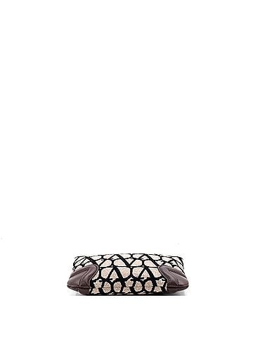 Valentino Garavani Wristlet Pouch Iconographe Canvas and Leather (view 2)