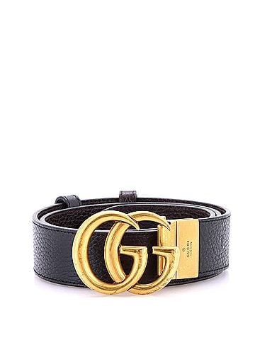 Gucci GG Marmont Reversible Belt Leather Wide (view 1)