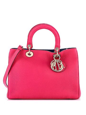Christian Dior Diorissimo Tote Pebbled Leather Medium (view 1)